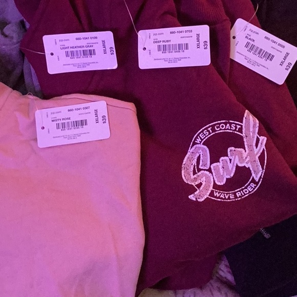 SALE!✅Flirtitude womens sweatshirt, Active, Misty Rose, XXLARGE ,New $39 - Picture 2 of 14